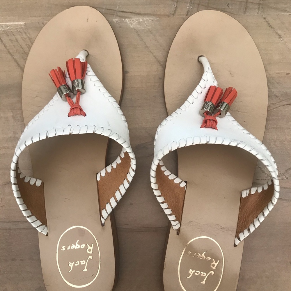 jack rogers alanna tassel thong sandal 8.5m